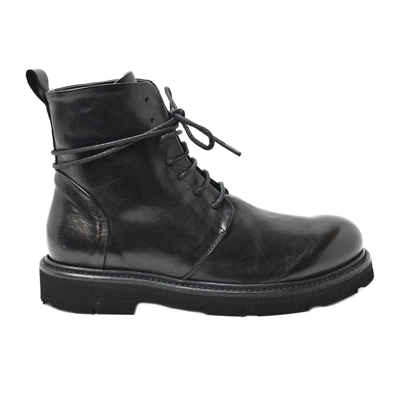 Footwear manufactured in Italy, shown from a product view