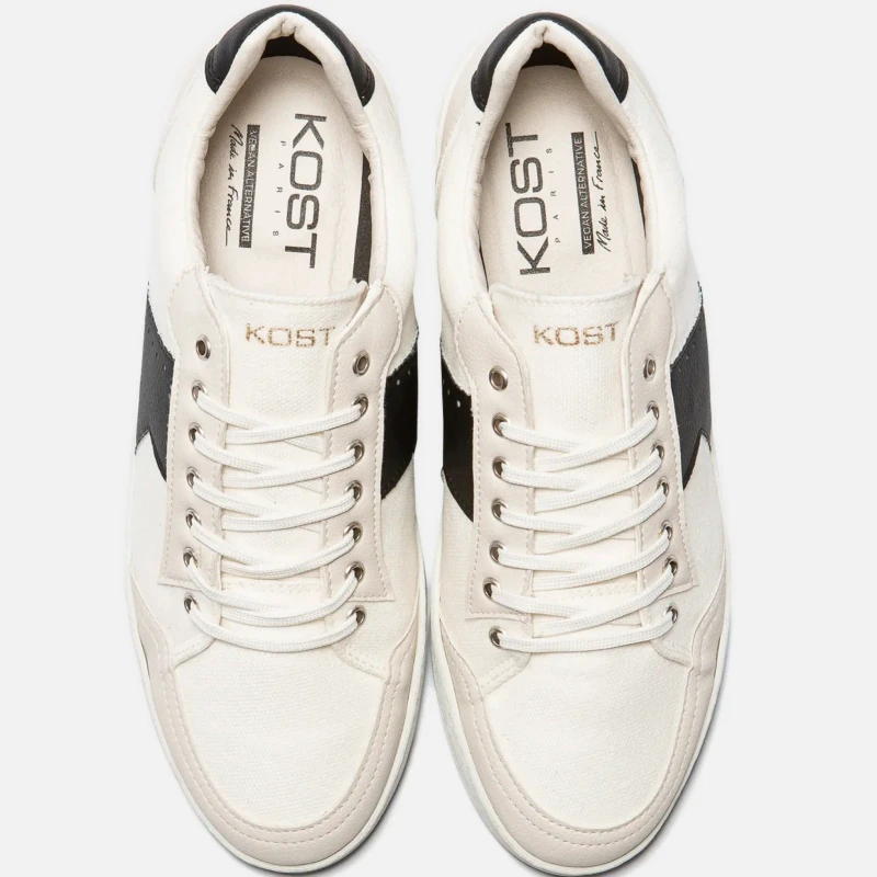 Footwear manufactured in France, shown from a product view